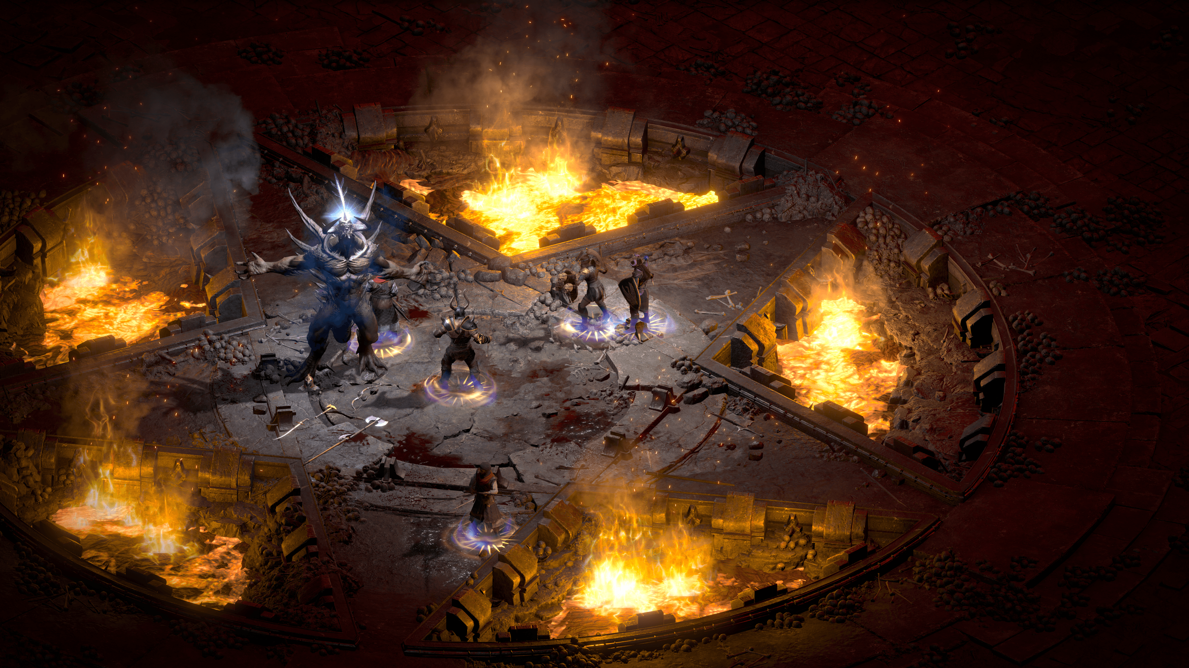 A screen shot of Diablo II: Resurrected's game play